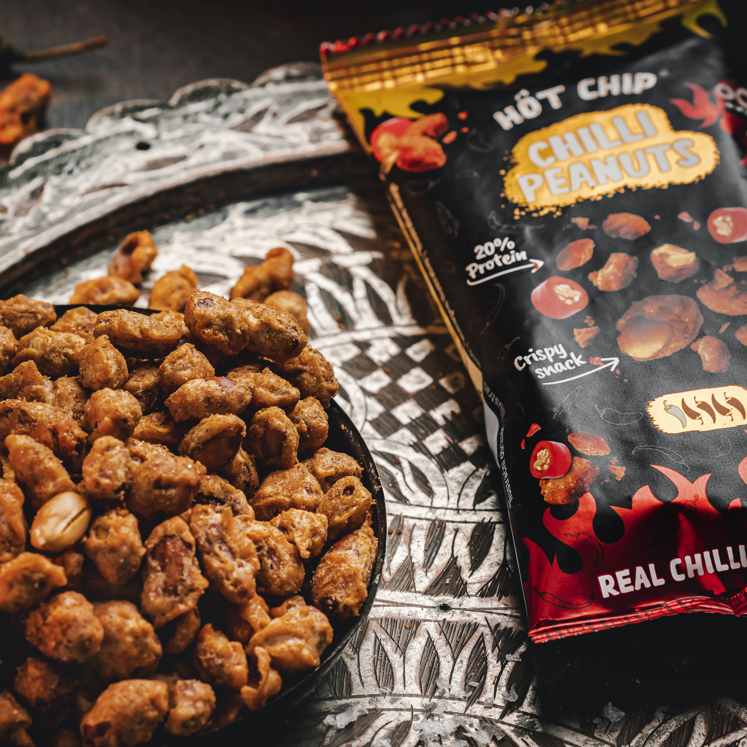 HC-Arašídy v chilli těstíčku 70g (20)
