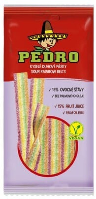 PEDRO-Kys. pásky 80g duhové (20)
