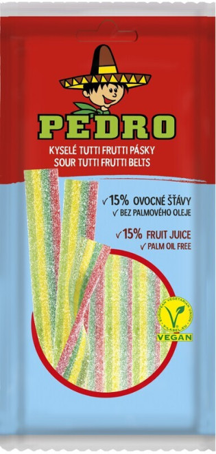 PEDRO-Kys. pásky 80g TUTTI-FRUTTI (20)