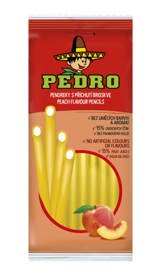 PEDRO-Pendreky 80g broskvové (20)