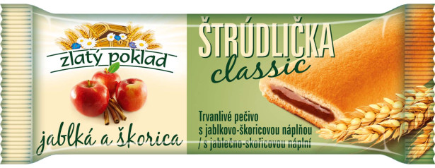Štrudlička 21g jablko (5x36)