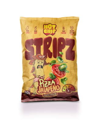HC-STRIPZ PIZZA JALAPENO 80g (20)