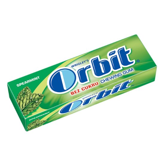 Orbit 14g spearmint zelená (20x30)