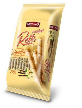 Wafer Rolls 150g Vanilla (16)