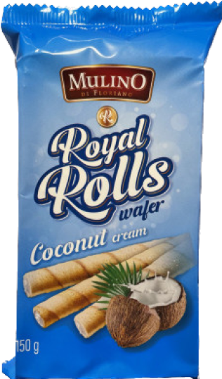 Wafer Rolls 150g Coconut (16)